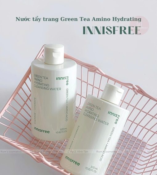 Tẩy trang cho da dầu mụn Innisfree Green Tea Cleansing Water - Hình ảnh 2