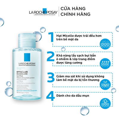 Nước tẩy trang cho da dầu mụn nhạy cảm